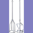 Original Einhell Rührer-Set (Farb-/Mörtelrührer-Zubehör, passend für alle Einhell Farb-/Mörtelrührer, M14-Aufnahme, inkl. Farbrührer Ø 120 mm und Mörtelrührer Ø 135 mm)