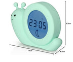 Alecto BC100BUNNY - pädagogischer Schlaftrainer, Nachtlicht und Wecker, Hase (Minzgrün)