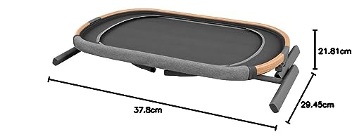 Maxi-Cosi Iora Beistellbett Baby, Faltbares Co-Sleeper, 0–6 Monate, max. 9 kg, 4 Neigungs- und 5 Höhenstufen, Leichtes Schieben, Bequeme Matratze, Großer Korb, Leicht zu Tragen, Essential Graphite