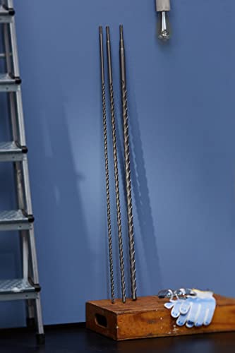 Avit | SDS BohrerSet | Hartmetallspitzen | 3-teilig | 12, 16, 24 mm | Länge 1000 mm | für Stein, Beton und Mauerwerk | Durchbrüche | AV08014 -