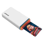 Polaroid Bundle Hi-Print+Paper - 2nd Generation - Bluetooth-verbundener 2x3 Pocket Photo- und Dye-Sub-Drucker - Weiß