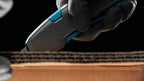 MARTOR Sicherheitsmesser mit Klingeneinzug, SECUPRO 625, Profi Cuttermesser, Aluminium, Rechts- & Linkshänder, Logistik