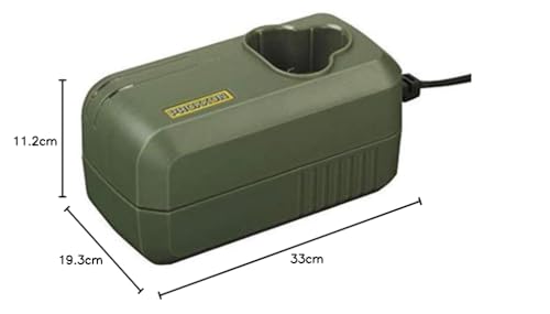 Proxxon 29815 Akku-Langhals-Winkelschleifer LHW/A, 10,8 Volt, im Koffer mit Akku (2,5 Ah) und Ladegerät