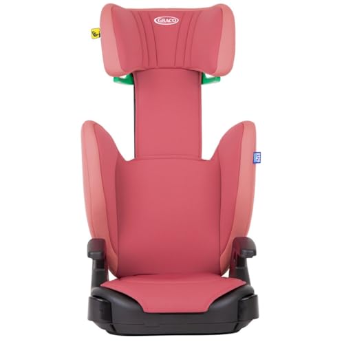 Graco Junior Maxi i-Size R129 Highback Booster Autositz mit Getränkehaltern, geeignet von 100-150 cm (ca. 3,5 bis 12 Jahre), Pink Fashion