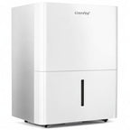 Comfee Luftentfeuchter 12 Liter/24 Stunden, geeignet für Räume bis zu 50 Kubikmeter (20 Quadratmeter), LED-Anzeige, Wasserbehälter-Vollanzeige, MDDN-12DEN7, Kältemittel R290, automatische Entfeuchtung