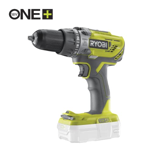 RYOBI 18V ONE+ 8-tlg, Akku-Combo-Kit RCK184O-242SZL, Schlagbohrschrauber, Winkelschleifer, Handkreissäge, Delta-Vibrationsschleifer, 2x Akkus (4,0Ah & 2,0Ah), Ladegerät, Werkzeugtasche