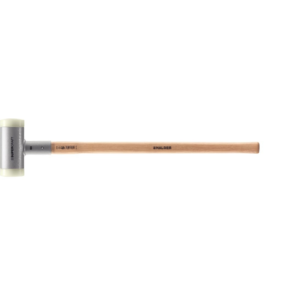 HALDER - mit schwingungsdämpfendem, ergonomisch geformtem und lackiertem Hickorystiel | Ø=80 mm | 3366.081