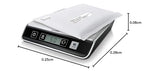 DYMO M10 Paketwaage | bis zu 10 kg | USB Briefwaage mit LCD-Bildschirm | 20 cm x 20 cm