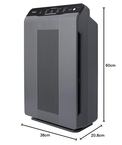 WINIX 5300-2 luftreiniger Allergiker, CADR 390m³/h, 99㎡, Air Purifier für Raucherzimmer gegen Allergien, Staub, Pollen, Tierhaare, Luftqualitätsanzeige, Auto Schlafmodus