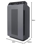WINIX 5300-2 luftreiniger Allergiker, CADR 390m³/h, 99㎡, Air Purifier für Raucherzimmer gegen Allergien, Staub, Pollen, Tierhaare, Luftqualitätsanzeige, Auto Schlafmodus