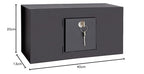 ARREGUI Grid 13000W-S1 Lüftungsgitter Tresor | Getarnter Safe | Versteckter Wandtresor | Einbau Tresor | 20x40x13 cm, 12 L