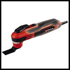 Einhell Multifunktionswerkzeug TE-MG 350 EQ (350 W, 22.000 bis 40.000 min^-1 Schwingzahl, LED-Licht, Schnellspannverschluss, inkl. Koffer und Zubehör)