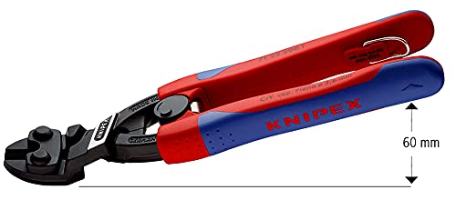 KNIPEX CoBolt Kompakt-Bolzenschneider mit schlanken Mehrkomponenten-Hüllen, mit integrierter Befestigungsöse zum, 71 22 200 T