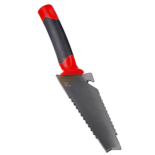 Radius Garden 16011 Root Slayer Carbon Stahl Hand Schaufel rot