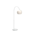 CCLIFE LED E27 Bogenlampe höhenverstellbar Marmorfuß weiß orange Stehlampe Stehleuchte Standleuchte Bogenleuchte Bogenstandleuchte, Farbe:Weiss, höhenverstellbar 130-180cm