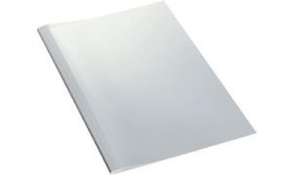 Leitz 177163 Thermobindemappe Standard, A4, Rückenbreite 10 mm, 100 Stück, weiss