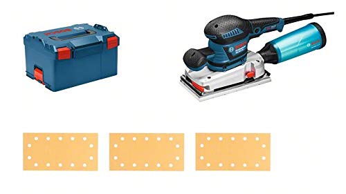 Bosch Professional GSS 280 AVE (300 Watt, inkl. Zusatzhandgriff, 1x Schleifblatt C470, 1x Schleifblatt C470, 1x Schleifblatt C470, L-BOXX)