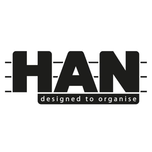 HAN Schubladenbox Allison SMART-BOX plus mit 2 Schubladen, Trennwand sowie Utensilienbox, inkl. Kabelführung, stapelbar, Büro, Schreibtisch, Küche, möbelschonende Gummifüße, 1100-12, hochglänzend weiß