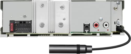 JVC KD-X282DBT USB-Autoradio mit DAB+ & Bluetooth Freisprecheinrichtung (USB, AUX-In, 1 x Pre-Out 2,5V, Soundprozessor, 4x50 W, rote Tastenbeleuchtung)
