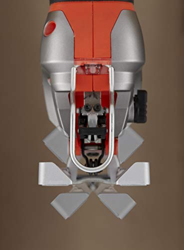 Black+Decker Elektronik-Pendelhub-Stichsäge (650 Watt, 19mm Hublänge, max. 90 mm Schnitttiefe, 3 Pendelhubstufen für vielseitigen Einsatz, variable Hubzahl, inkl. 2 Sägeblätter + Koffer) BES610K