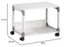Durable System Multi Trolley 48, grau, glasfaserverstärkte Ecken, Kippschutz - 600 x 477 x 432 mm, 371010