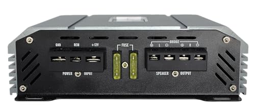 Excalibur X275.2 Auto Verstärker HiFi Stereo 2 Kanal 1300 Watt- Kfz Mini Verstärker Mit 2 x 650 Watt Endstufe Auto, Bass-Boost 12 dB, Variable Frequenzweiche, Remote Anschluss, Subwoofer Bridge Modus