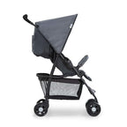 hauck Buggy Sport, Charcoal/Stone - Federleichter Reisebuggy 5,9 kg - mit Liegefunktion für Kinder ab Geburt bis 15 kg - Klein Zusammenklappbar, Großer Einkaufskorb bis 3 kg