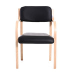 Teqler T-135663 Teqler Besucherstuhl schwarz