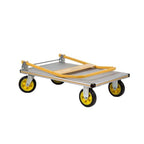 STANLEY klappbarer Plattformwagen, Tragkraft 200Kg, SXWTI-PC511, Transportwagen, Lagerwagen, Paketwagen, Plattformabmessungen 90x61cm, Schiebebügelwagen, Anti-Rutsch Plattform, platzsparend verstaubar