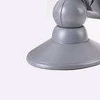 TUKA-i-AKUT Tisch-Sichttafel Aufsteller 360° Drehbar und Neigungswinkel Verstellbar, 10 Sichttafeln DIN A4 Desktop Sichttafel System, Sichttafel - Tischständer mit 10 Klapprahmen, Grau, TKD8221 Grey