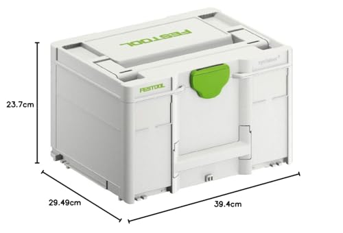 Festool Systainer³ SYS3 M 237 (mit Abdeckung für Beschriftungsfeld)