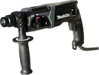 Makita HR2470BX40 Kombihammer inklusiv SDS-PLUS Bohrer-Set im Transportkoffer, 780 W, 230 V, Black Edition, inkl. SDS-PLUS Bohrerset