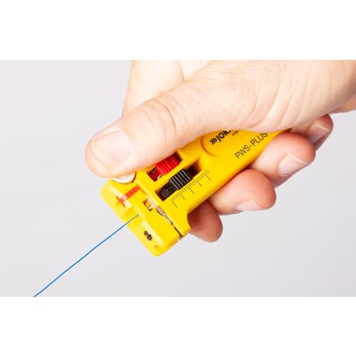 Jokari Mini-Präzisions-Abisolierwerkzeug PWS-Plus 003 zum Entmanteln von Leitern und Litzen AWG 28 bis 18/0,30-1 mm Durchmesser, 1 Stück, 40026