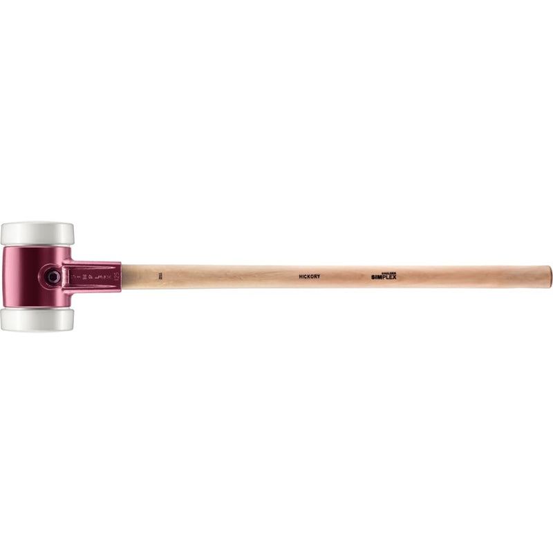 SIMPLEX-Vorschlaghammer, Superplastik; mit Tempergussgehäuse und Hickorystiel | D=140 mm | 3007.141