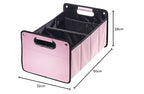 CB Präsentwerbung GmbH CBag rosa - Kofferraumtasche aus Polyester mit stabilem Boden - Klappbox Kofferraumbox Faltbox Organizer Autobox Tasche Auto Kofferraum Zubehör (rosa)