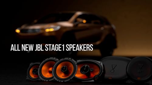 JBL Stage1 GEN2 62CF Komponenten Lautsprecher Auto 165mm (6,5 Zoll): von Harman Kardon Car HiFi mit 80W RMS und 640W Max Component Auto Boxen Set mit 2 Tieftöner + 2 Hochtöner