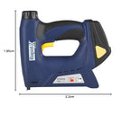 Rapid Akku Tacker BTX530, Hohe Leistung mit 7,2V Li-Ion Akku, für Klammern Typ 53, 6-14mm und Nägel Typ 8 (18Ga) 15mm