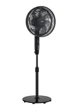 Beko - EFS6700B - Standventilator, 50 W, 3 Geschwindigkeiten, Höhe und Neigung verstellbar - Schwarz, 40,1 x 40 x 134,5 cm