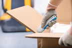 MARTOR Sicherheitsmesser mit Klingeneinzug, SECUPRO 625, Profi Cuttermesser, Aluminium, Rechts- & Linkshänder, Logistik