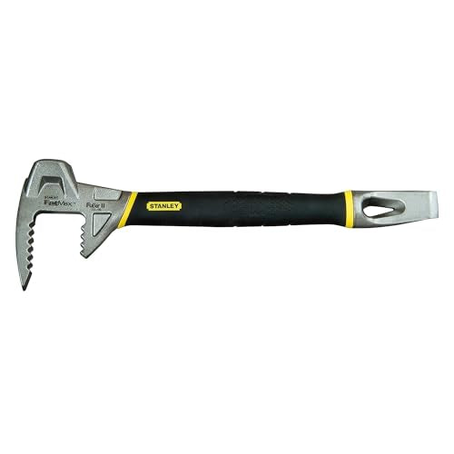 STANLEY FatMax Abbruchwerkzeug Brecheisen Stemmeisen Fubar (4-in-1 Werkzeug, Nagelschlitz, Backen für Hölzer, Stemmeisen) 1-55-119