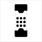 SECURAL-Schonhammer, Kopf und Stiel bruchsicher aus einem Stück Stahl, Schlageinsätze rechteckig | L=30 mm/B=40 mm | 3380.040