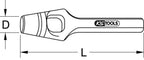 KS Tools 129.2070 Henkel-Locheisen, 70mm
