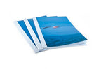 Pavo - Thermobindemappe A4 - 1.5 mm - Kapazität : 1-15 Blatt - Transparent/weiß - 100 Stück