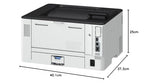 Canon i-SENSYS LBP243dw A4 Schwarzweiß-Laserdrucker, USB, LAN, WLAN, 250 Blatt Papierkassette, 5 Zeilen LCD, Duplexdruck
