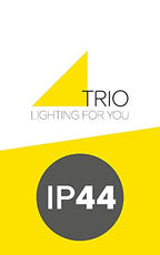 Trio Leuchten LED Bad Wandleuchte Bolsa 282410106, Chrom, Acryl klar mit Bubbles, 3.2 Watt
