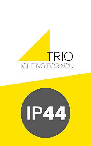 Trio Leuchten LED Bad Wandleuchte Bolsa 282410106, Chrom, Acryl klar mit Bubbles, 3.2 Watt