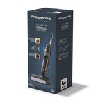 Rowenta X-Clean 4 kabelloser Nass- und Trockenstaubsauger, 2-in-1 Reinigung, 50 Min. Leistung, intelligente Schmutzerkennung, Selbstreinigungssystem, Dunkelgrau, GZ5037WO