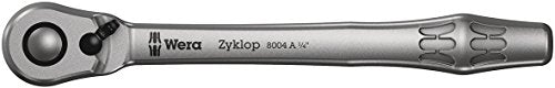 Wera 05135949001 Kraftform Kompakt Zyklop MS1 Metal/Speed 1/4 Zoll, 8-teilig, 8 Stück, Farbig, One Size