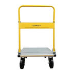 STANLEY klappbarer Plattformwagen, Tragkraft 200Kg, SXWTI-PC511, Transportwagen, Lagerwagen, Paketwagen, Plattformabmessungen 90x61cm, Schiebebügelwagen, Anti-Rutsch Plattform, platzsparend verstaubar