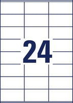 AVERY Zweckform 3475-200 Adressaufkleber (4.800 plus 480 Klebeetiketten extra, 70x36mm auf A4, Papier matt, bedruckbare Absenderetiketten, selbstklebende Adressetiketten mit ultragrip) 220 Blatt, weiß